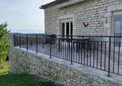 Garde-corps stylée et sur mesure à Montauban
